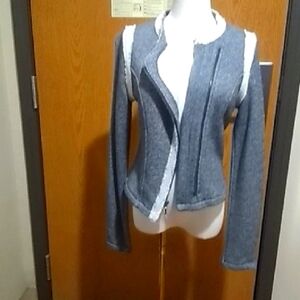 GAP Navy & Cream Sweater / Jacket